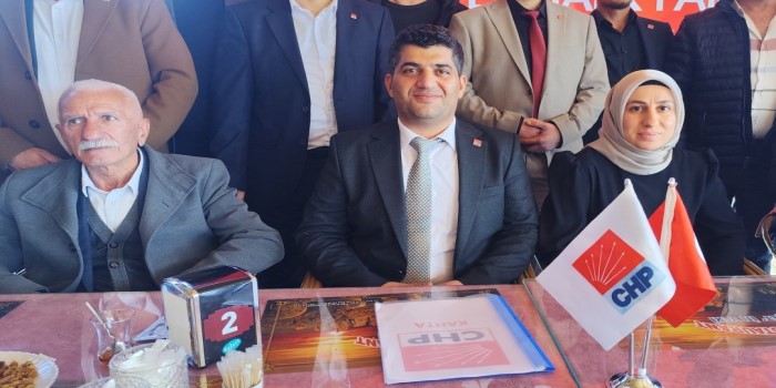 CHP Kahta İlçe Teşkilatı basınla bir araya geldi